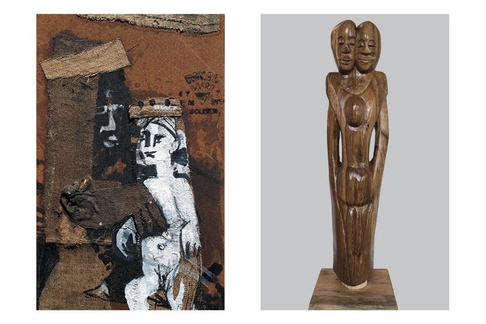 Du & ich - Bilder von Christine Rieck-Sonntag & Skulpturen von Ifeanyi Christian Okolo